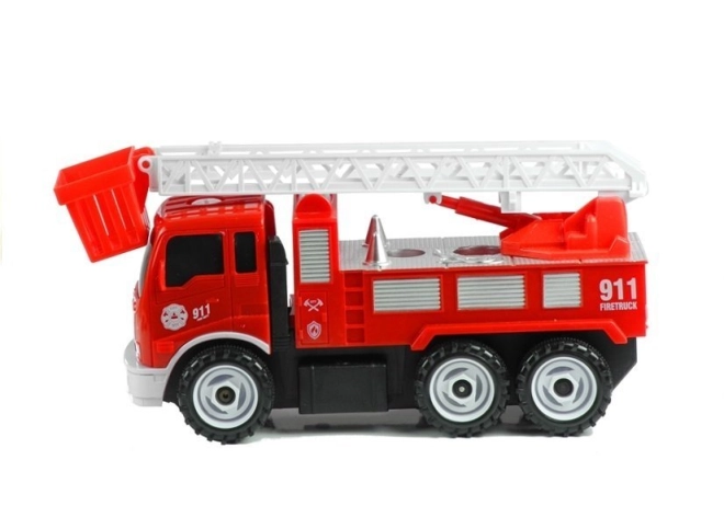 Design fidèle du camion de pompiers