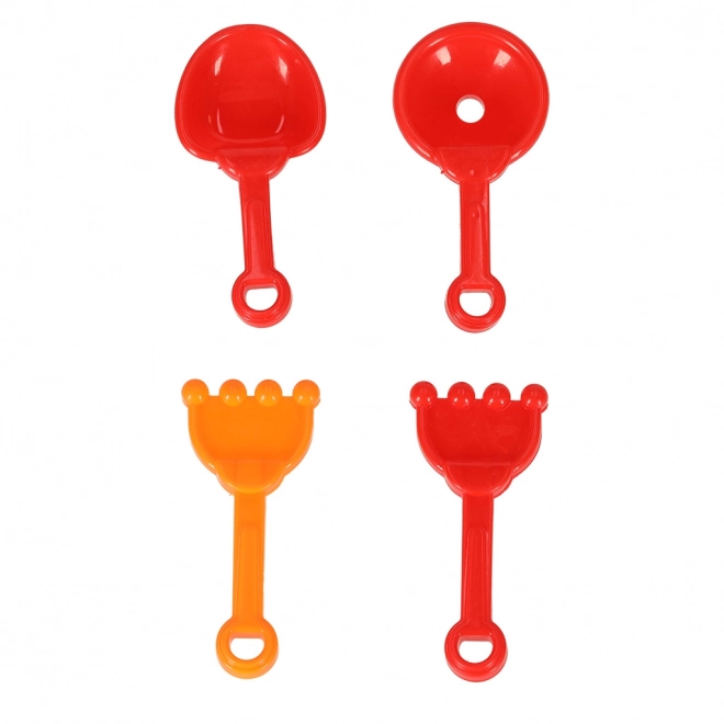 Jouets colorés pour le sable - pelles et moules