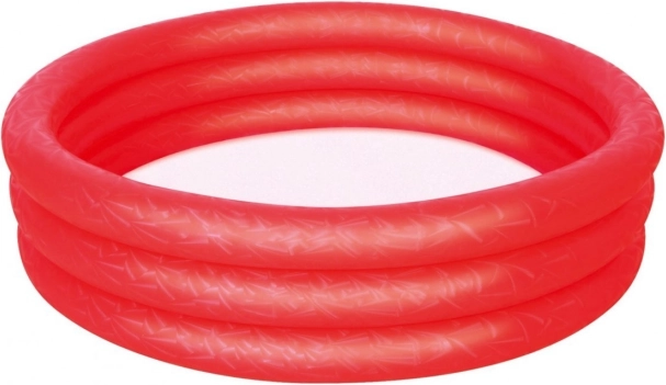 piscine gonflable pour enfants rouge 122 × 25 cm Bestway avec rustine