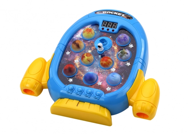 Jeu spatial Wac A Mole avec fusée et six modes