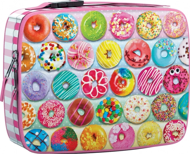 EUROGRAPHICS Puzzle dans une boîte à goûter Donuts 100 pièces