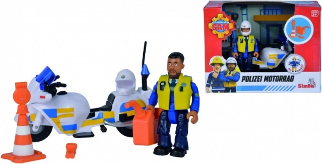 Moto Policier Sam avec figurine