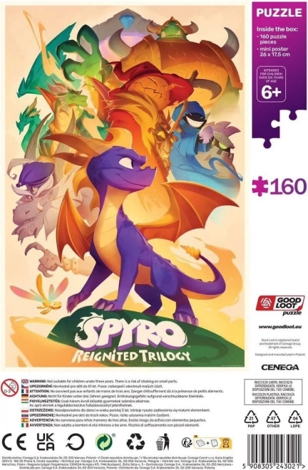 Puzzle Spyro Reignited Trilogy : Héros 160 pièces