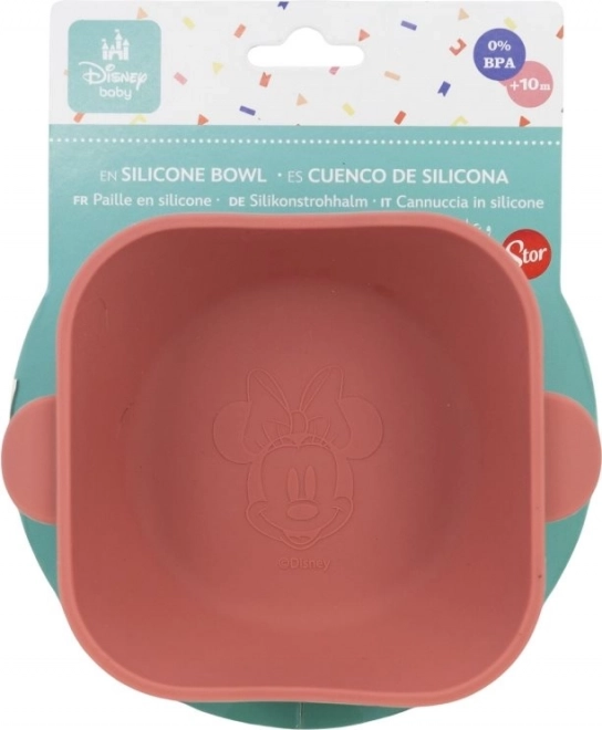 Bol en silicone avec ventouse Minnie