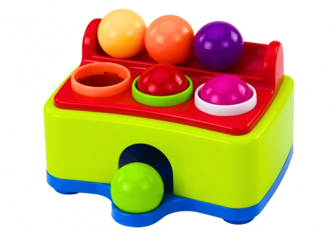 Jouet interactif pour tout-petits Boules colorées à marteler