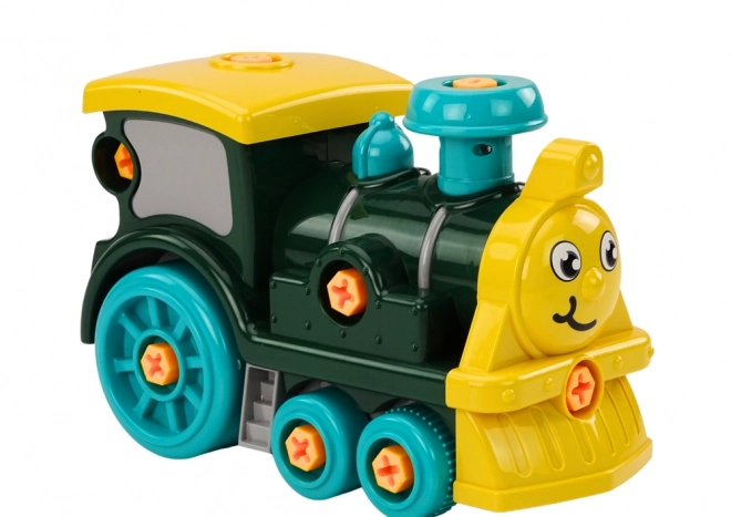 Locomotive 0 vis DIY verte