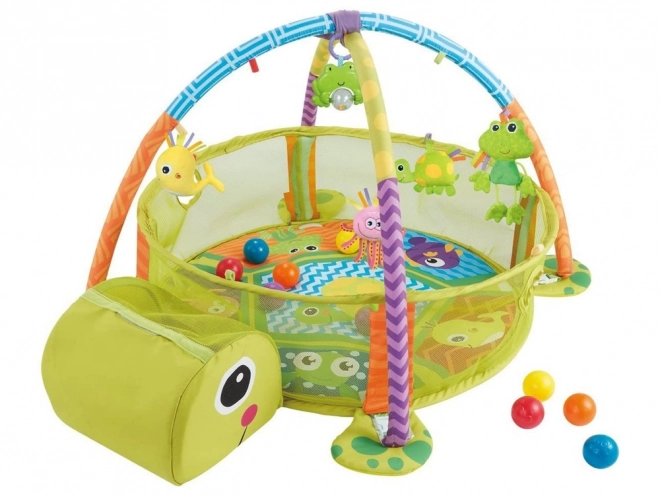Tapis éducatif Turtle Playpen Balls pour enfant