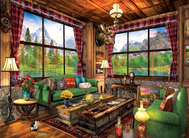 Puzzle Eurographics Chalet douillet 1000 pièces