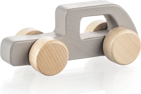 Petite voiture de sport en bois
