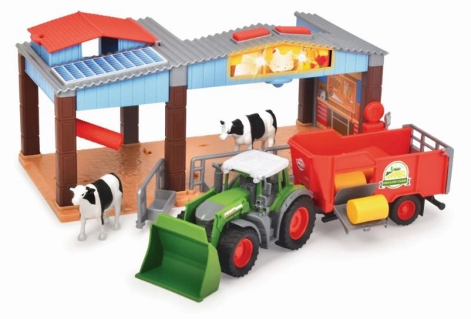 Ferme avec tracteur Fendt