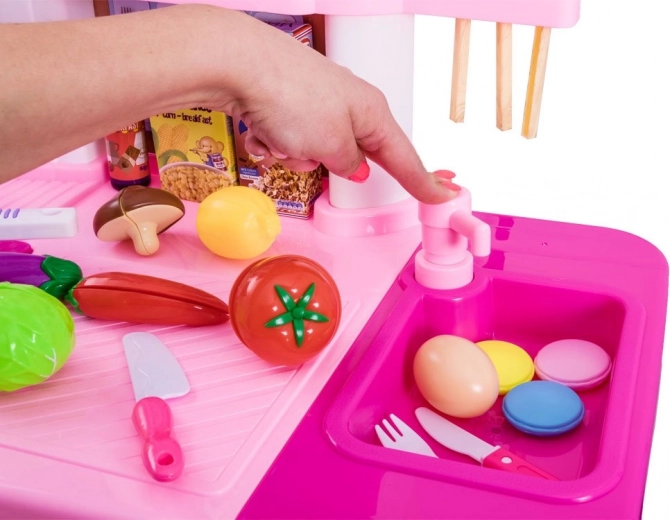 Évier fonctionnel et appareils réalistes