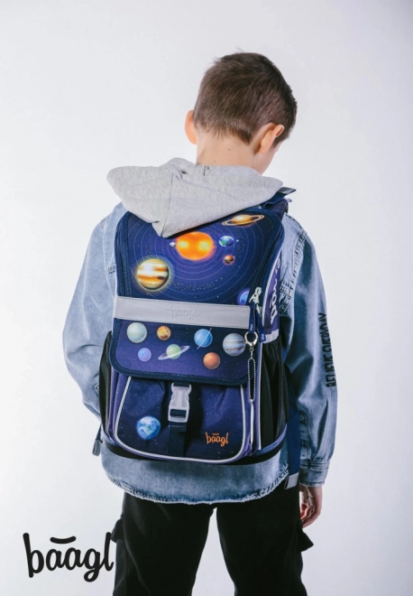 BAAGL SET 3 Zippy Planètes: cartable, trousse, sac