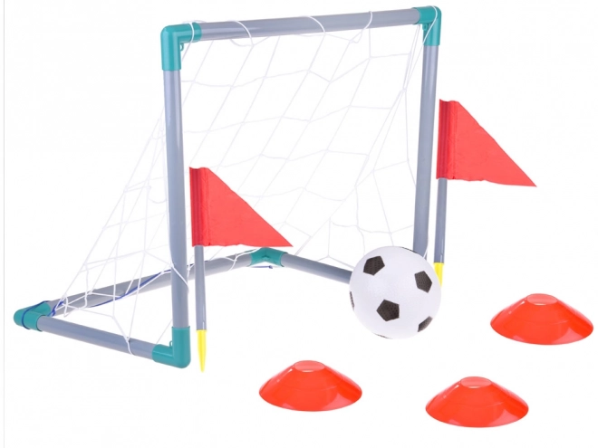 But de football pour enfants avec accessoires