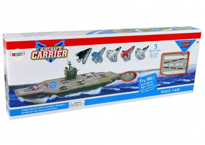 Porte-avions Jets 5 pcs Éclairage sonore