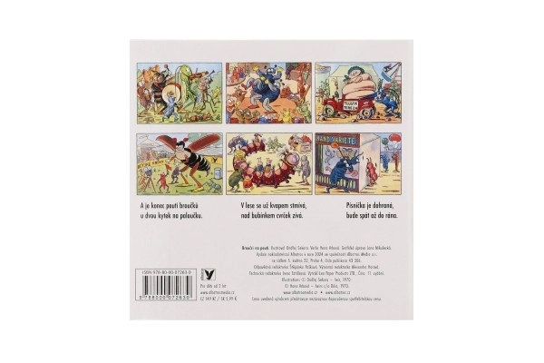 Livre cartonné Brouczki à la foire 15,5x15cm 24m+