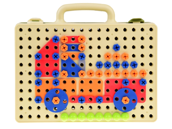 Mallette avec plateau perforé