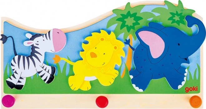 Porte-manteaux Animaux de la jungle