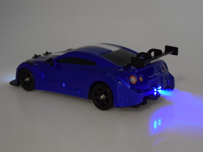 Voiture RC de course Drift avec effet de fumée et éclairage LED