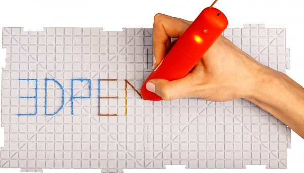 Tapis en silicone pour stylos 3D avec brochure de projets