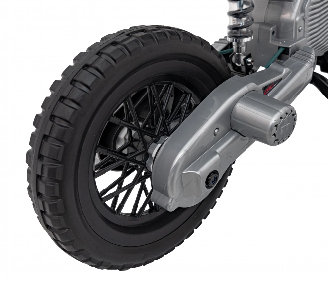 Moto électrique pour enfants rose avec panneau audio et fonction de démarrage libre