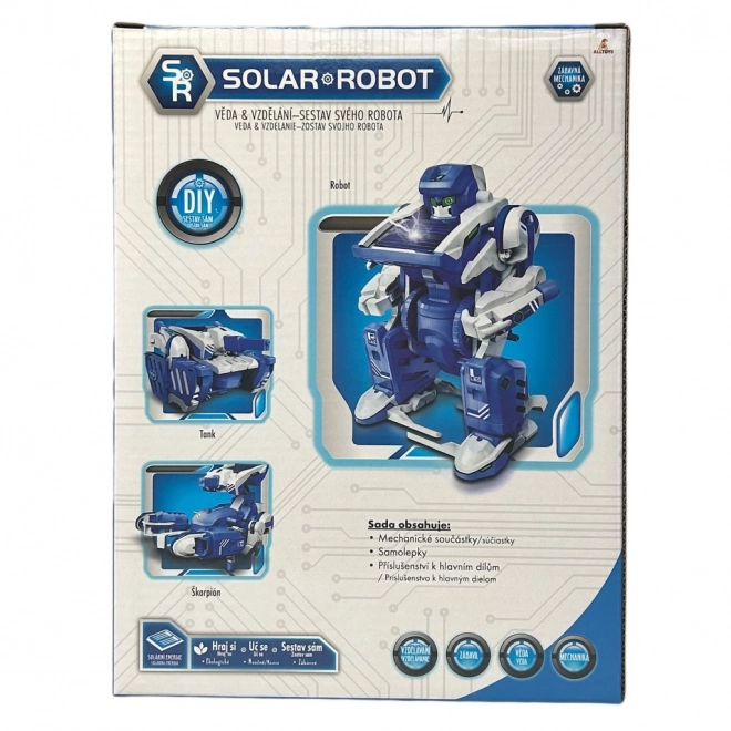 Robot à énergie solaire 3 en 1