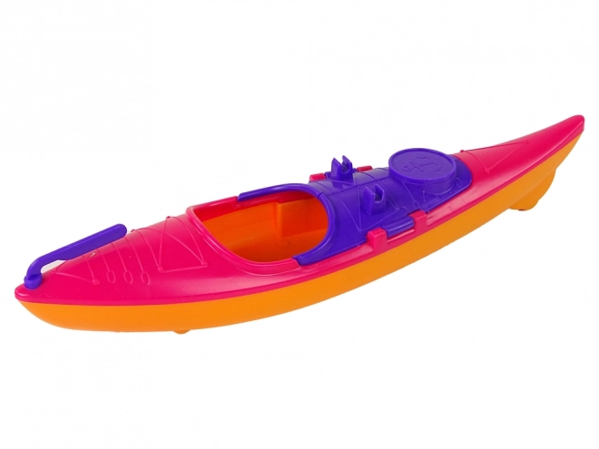 Ensemble de marionnette avec kayak et accessoires - Rose