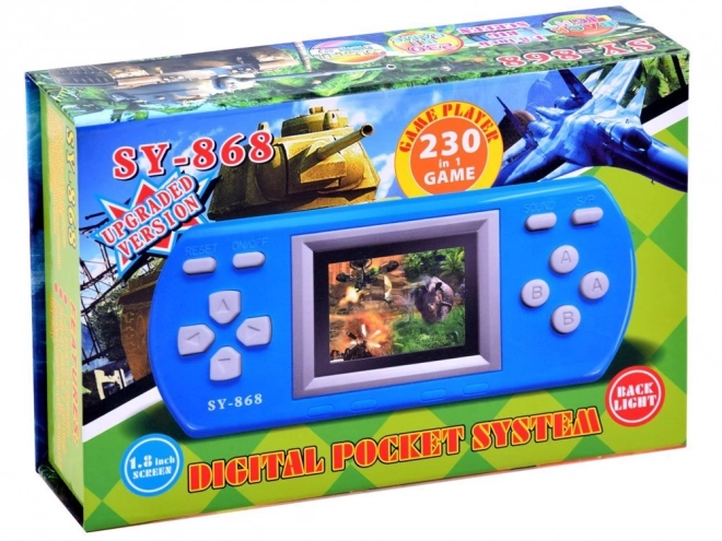 Console de jeu électronique de poche avec 230 jeux