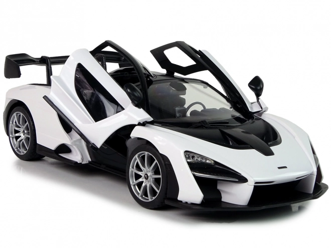 Auto R/C McLaren Senna Rastar 1:14 blanc avec télécommande