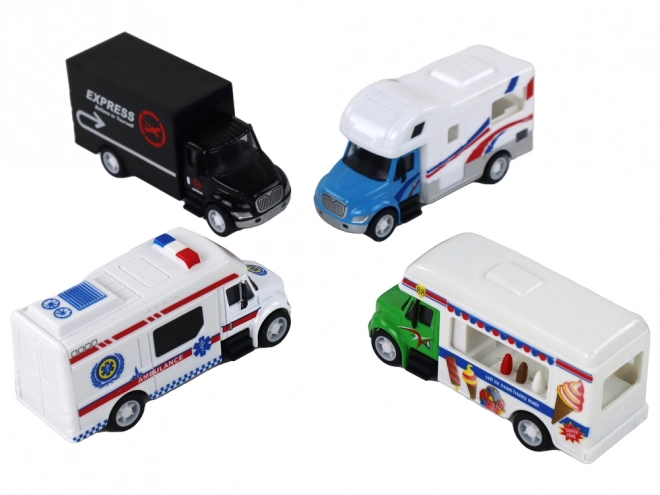Camion de crème glacée à friction 1:87 A