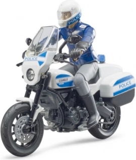 Figurine de policier articulée avec équipement