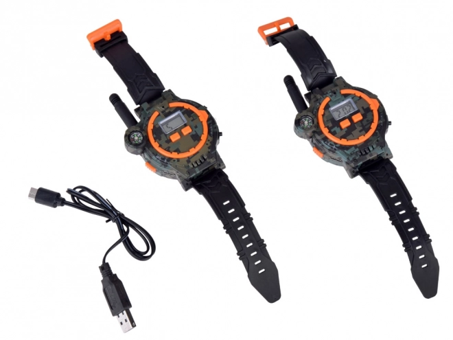 Montres militaires avec talkie-walkie et boussole