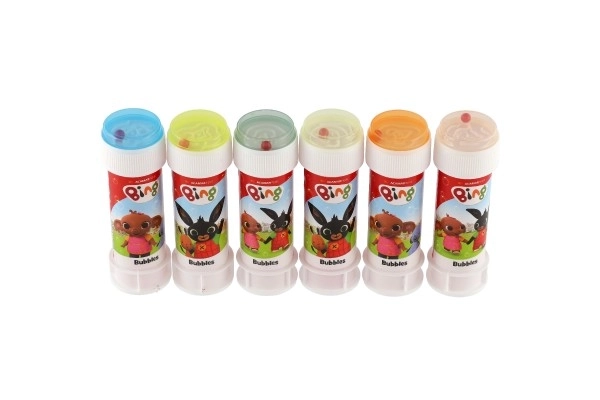 Bublifuk 60ml Lapin Bing mélange de couleurs dans un flacon en plastique 4x11cm