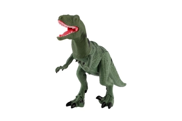 Vélociraptor IC en plastique marchant 50 cm sur piles avec son et lumière dans une boîte de 53x32,5x12cm