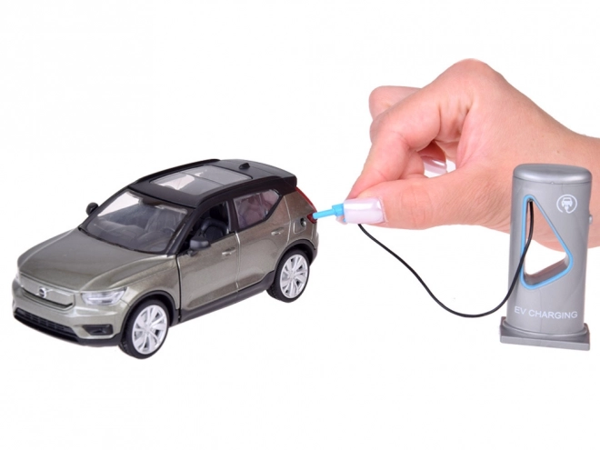 Modèle de voiture métallique crossover électrique Volvo XC40
