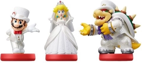 Trois personnages iconiques dans une édition de mariage unique