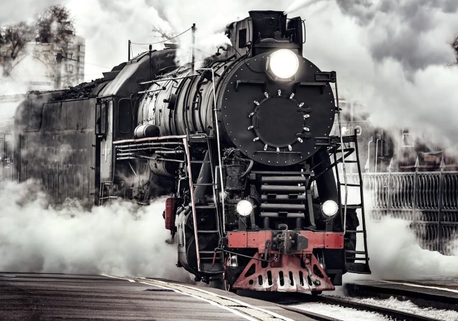 Puzzle Interdruk : Locomotive à vapeur 500 pièces