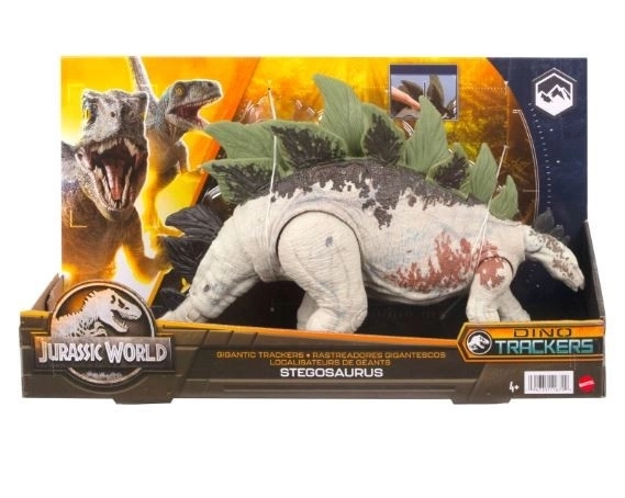 Monde jurassique Dinosaure attaquant géant - Stégosaure HLP24