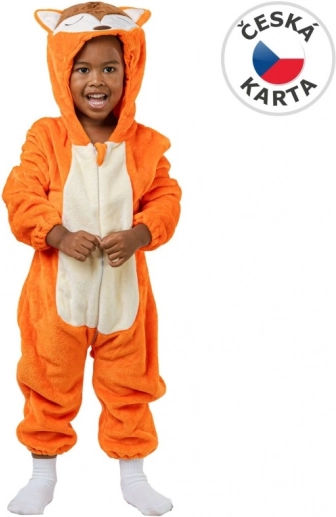 Robe de carnaval Renard pour enfants 92-104 cm