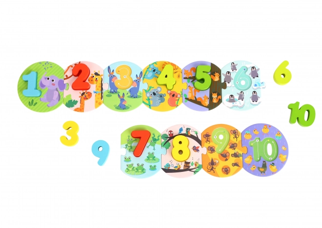 Puzzle éducatif Montessori Tooky Toy