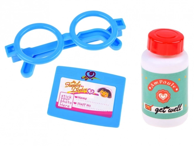 Ensemble interactif petit médecin docteur