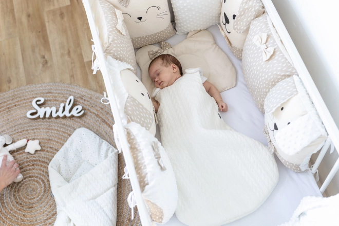 Ensemble de lit Sleep Guardian 12 pièces beige