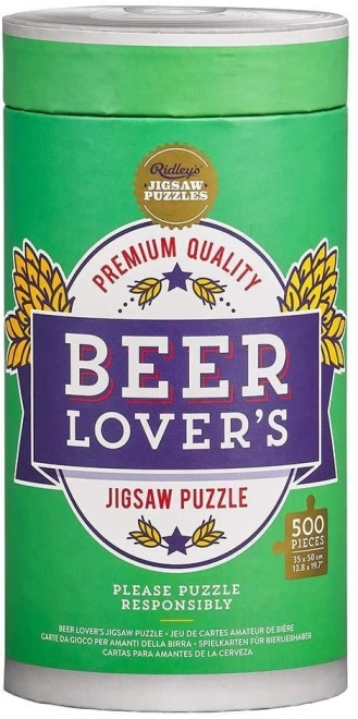 Puzzle de Ridley's Games pour les amateurs de bière, 500 pièces