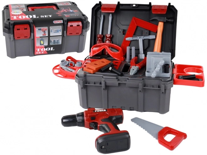 Set Petit Bricoleur dans une Valise avec Outils 42 pcs