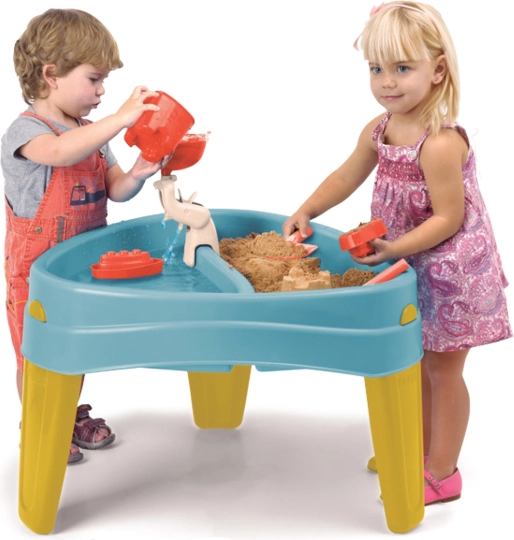FEBER table d’eau et de sable avec couvercle 4-en-1