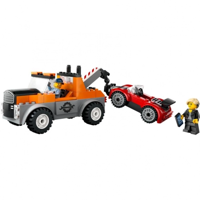 LEGO City 60435 Camion de Remorquage et Réparation de Voiture de Sport
