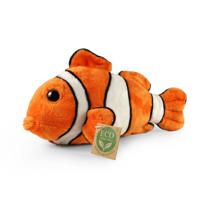 Poisson clown ocellé en peluche 25 cm éco-responsable