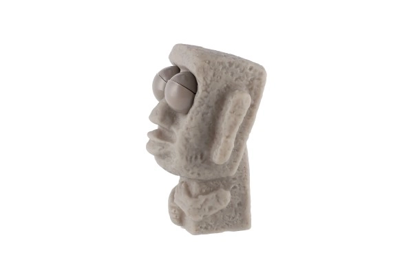 Tête en pierre jouet anti-stress en silicone