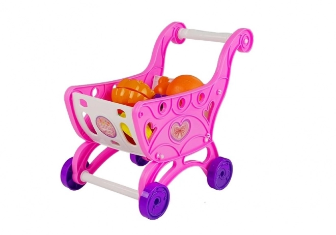 Chariot de courses et caisse enregistreuse pour enfants avec accessoires