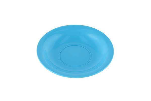 Set de vaisselle en plastique coloré 12 pièces en filet 12m+