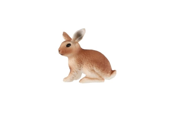 Jeune lièvre des champs zooted plastique 6cm en sachet